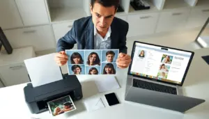 how to print wallet size photos