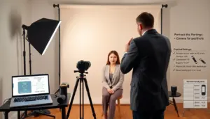 camera settings for portraits